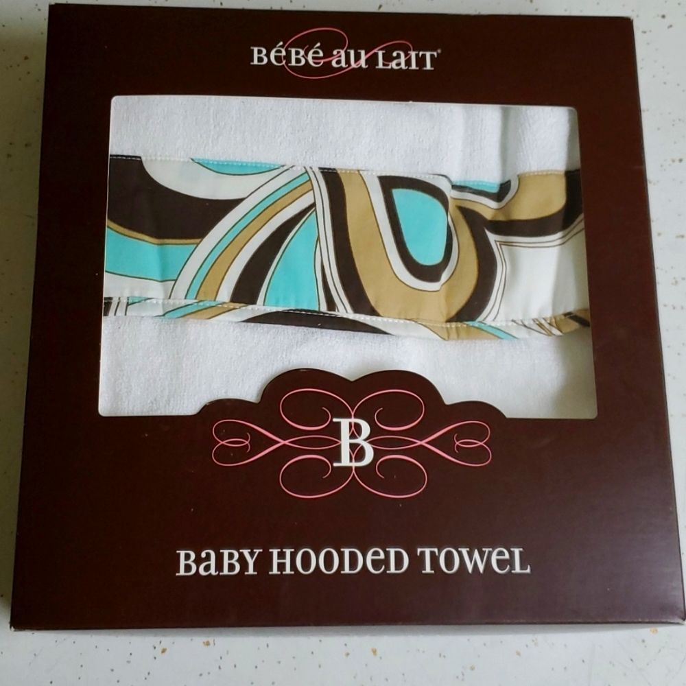 Bebe au Lait baby hooded towel NEW * - Picture 2 of 4